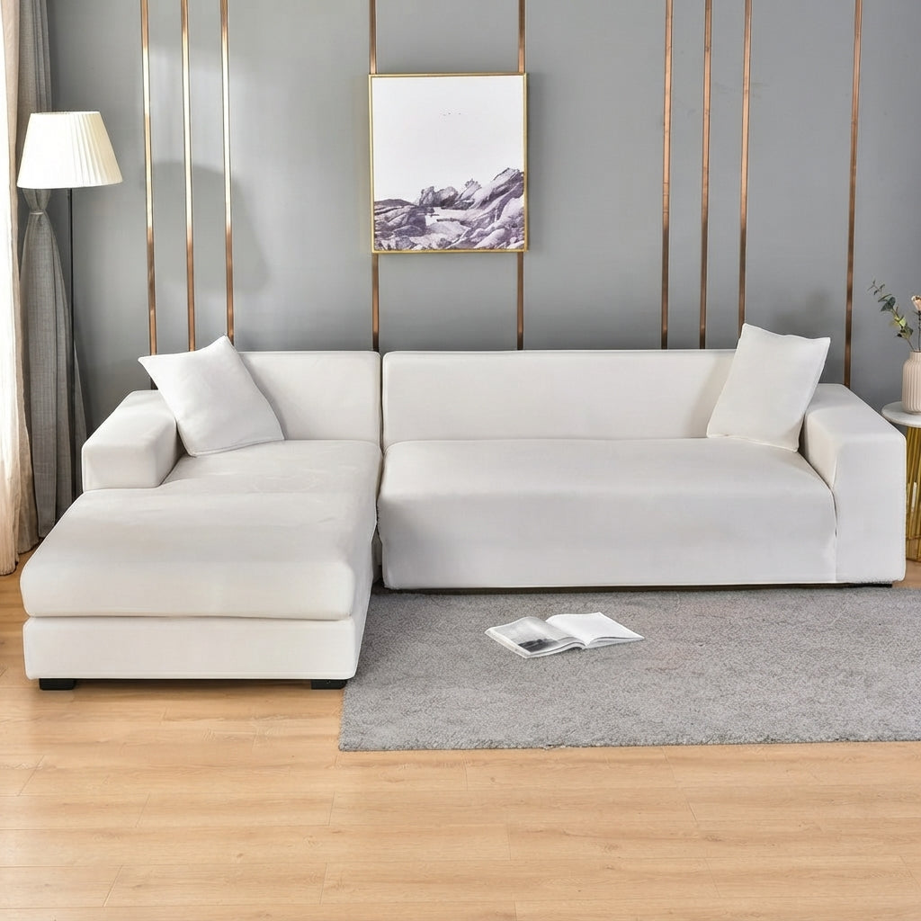 Wrinkle-Resistant Sofa Cover Washable Stretch Fabric Multiple Sizes 15