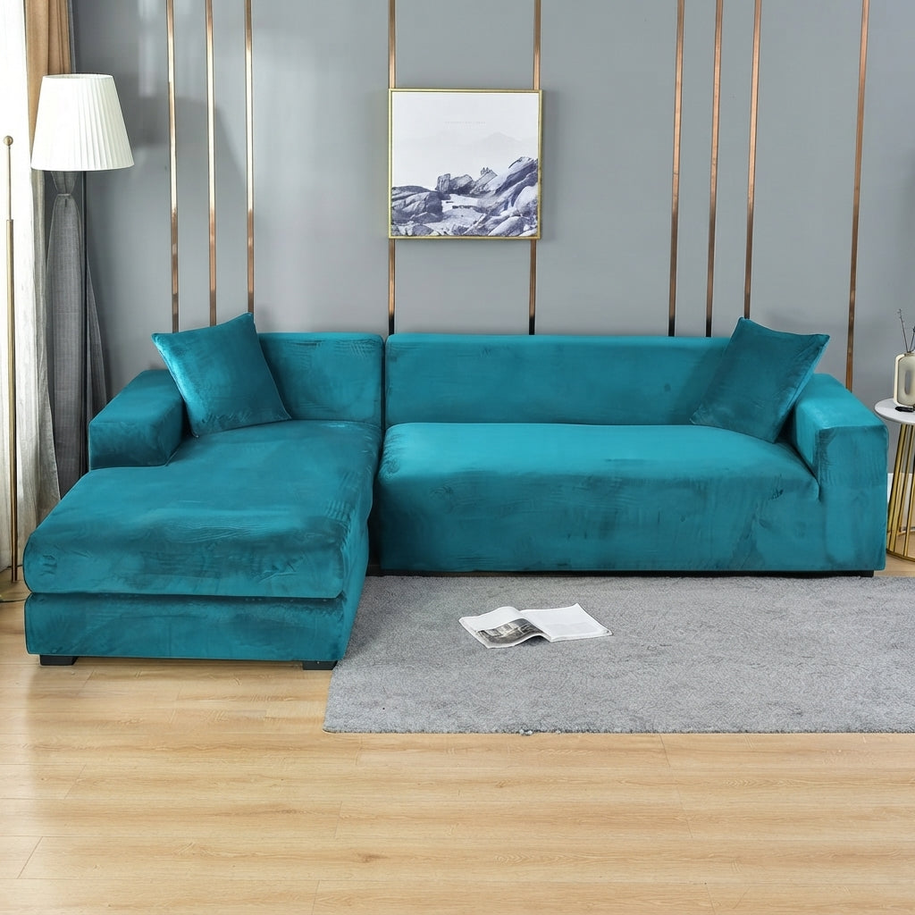 Wrinkle-Resistant Sofa Cover Washable Stretch Fabric Multiple Sizes 18