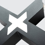 X-Shape LED Outdoor Wall Light - Stylish, Weatherproof, Energy Efficient 4
