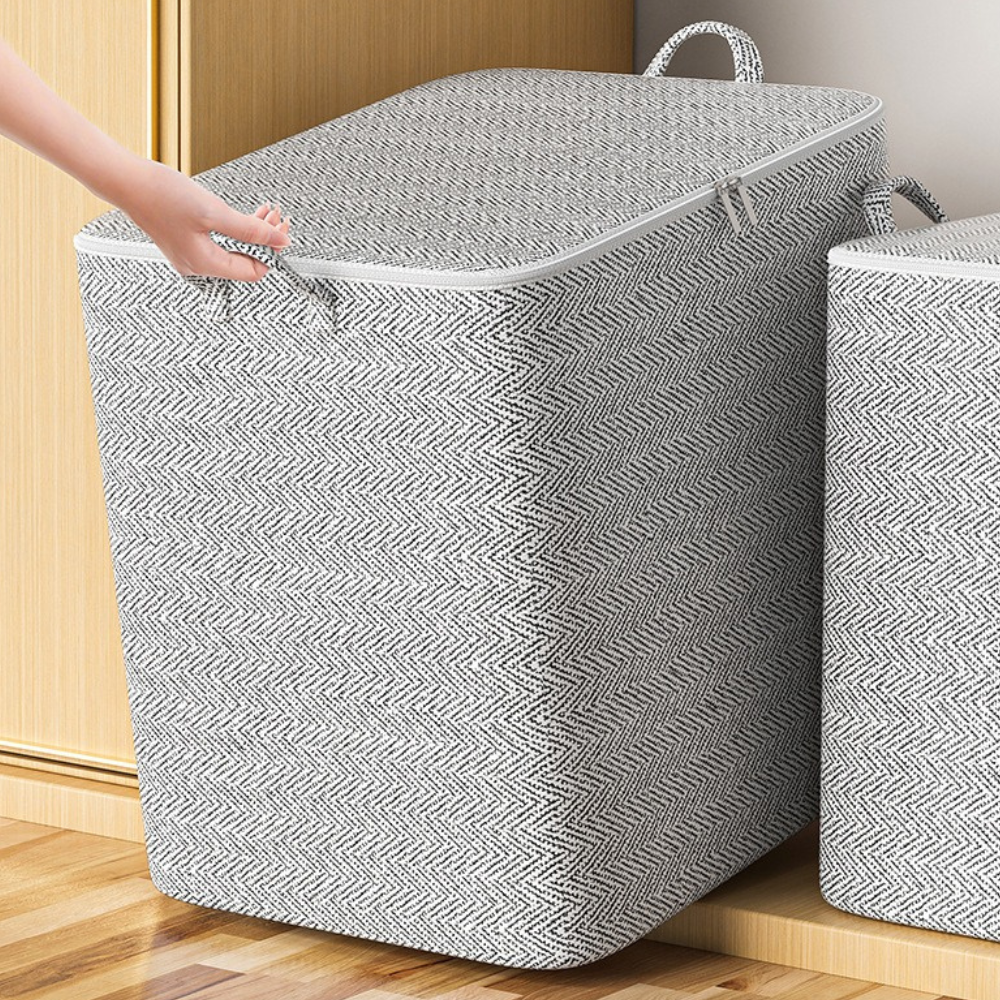 XL Clothes Storage Container - Durable, Space-Saving Clothes Organizer 0