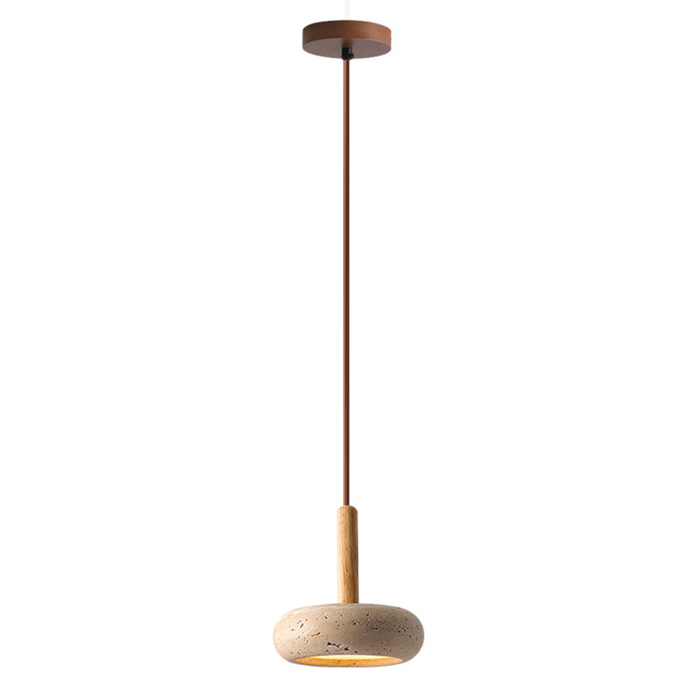 Yellow Travertine Pendant Light - Elegant Kitchen Pendant Lighting Design 5
