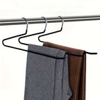 Z-Shaped Metal Pants Hangers - Non-Slip, Space-Saving 10-Pack 5