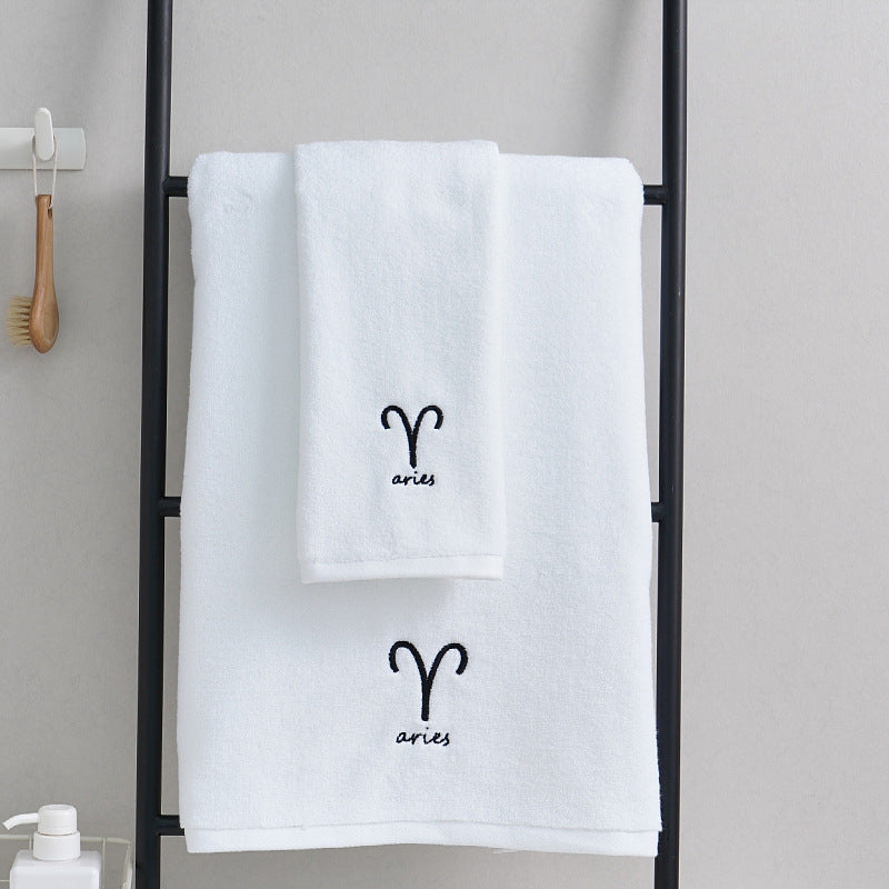 Zodiac Towel Set - Best Bath Towels, Soft Cotton, Fast-Dry Design 0