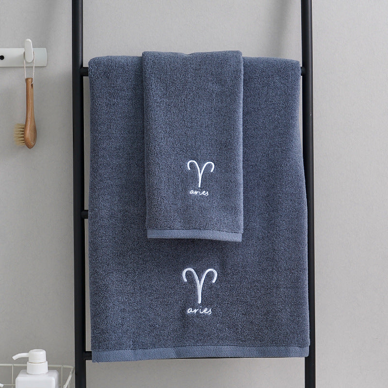 Zodiac Towel Set - Best Bath Towels, Soft Cotton, Fast-Dry Design 10