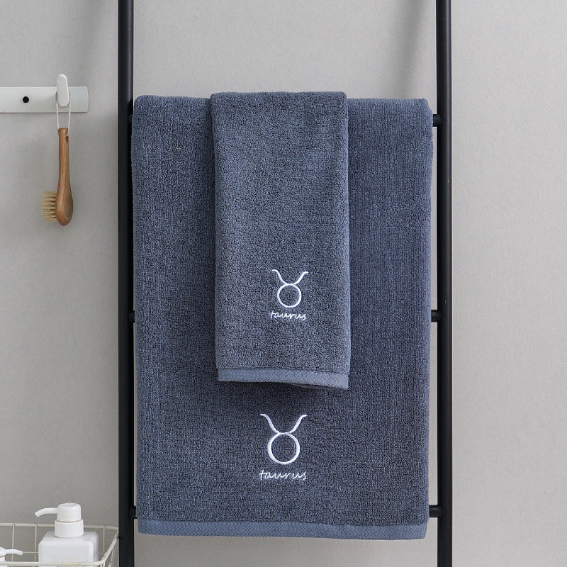 Zodiac Towel Set - Best Bath Towels, Soft Cotton, Fast-Dry Design 11