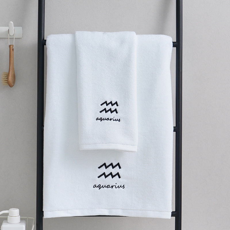 Zodiac Towel Set - Best Bath Towels, Soft Cotton, Fast-Dry Design 16