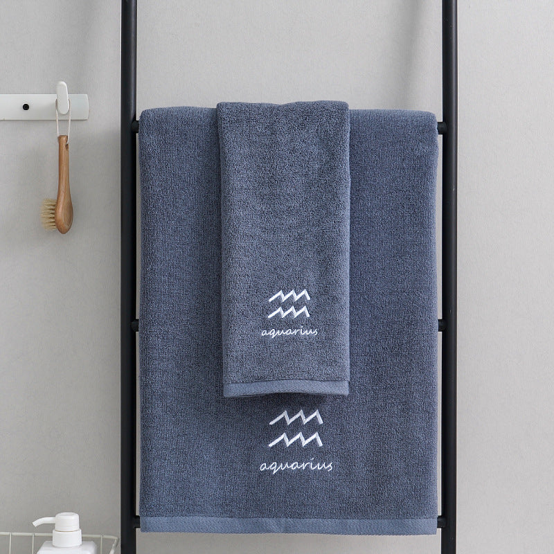 Zodiac Towel Set - Best Bath Towels, Soft Cotton, Fast-Dry Design 17