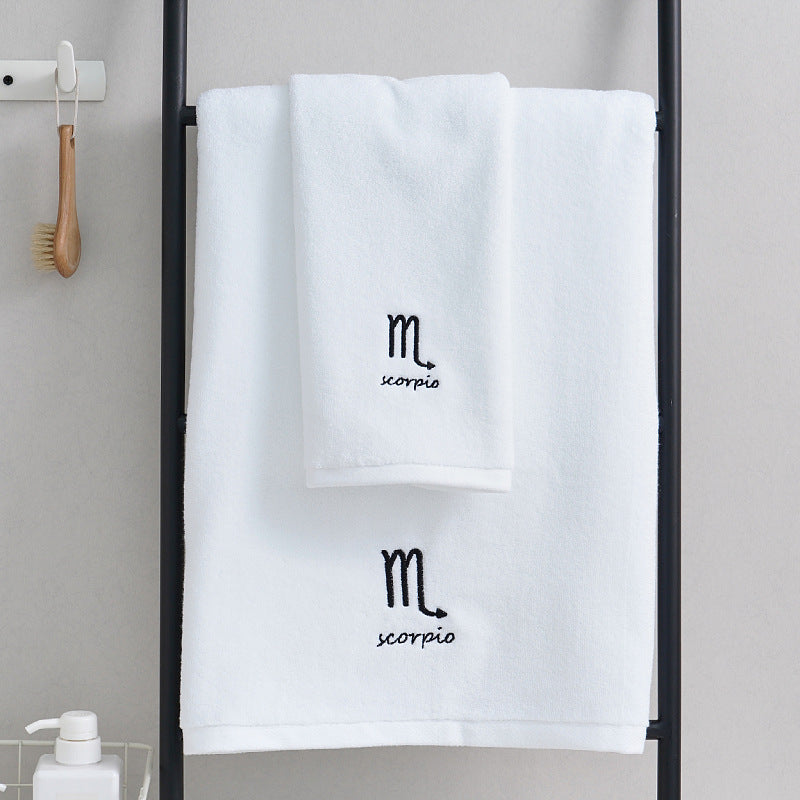 Zodiac Towel Set - Best Bath Towels, Soft Cotton, Fast-Dry Design 19