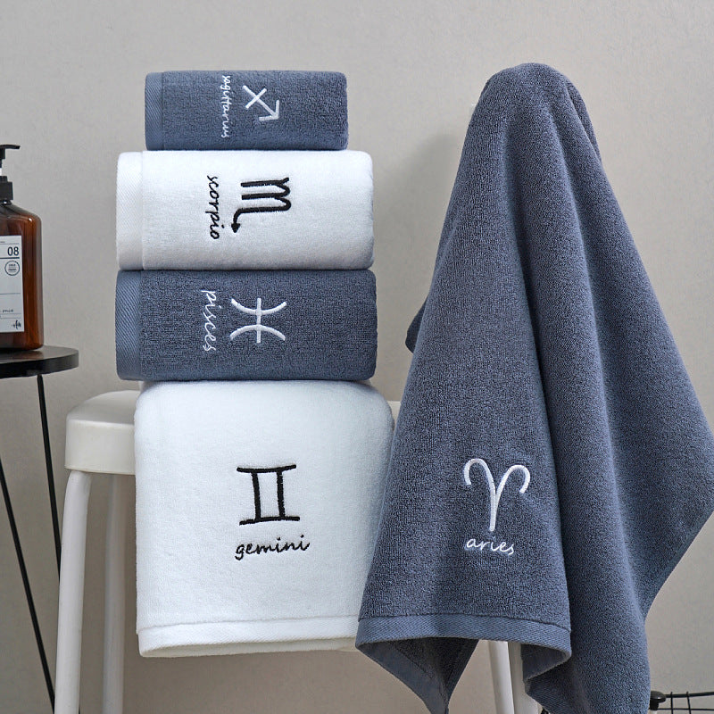 Zodiac Towel Set - Best Bath Towels, Soft Cotton, Fast-Dry Design 2