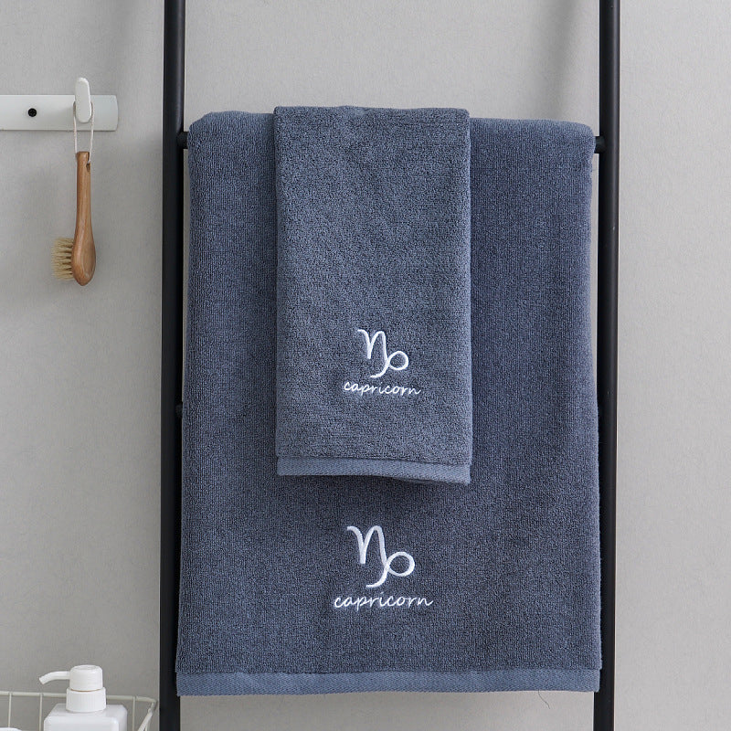 Zodiac Towel Set - Best Bath Towels, Soft Cotton, Fast-Dry Design 25