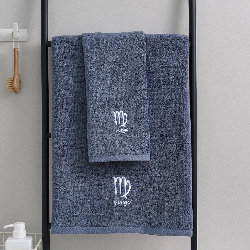Zodiac Towel Set - Best Bath Towels, Soft Cotton, Fast-Dry Design 27