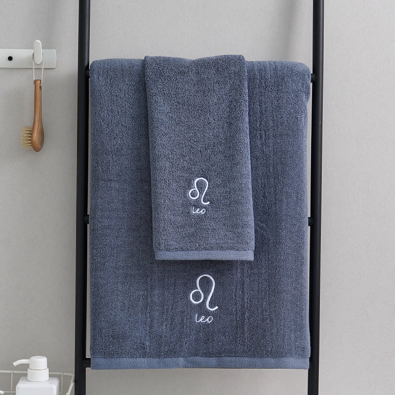 Zodiac Towel Set - Best Bath Towels, Soft Cotton, Fast-Dry Design 30