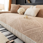Sofa Cover Quilted Cotton Velvet Non Slip 5