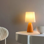 12 Inch Table Lamp - Dimmable USB Light with Modern Glass Base 010
