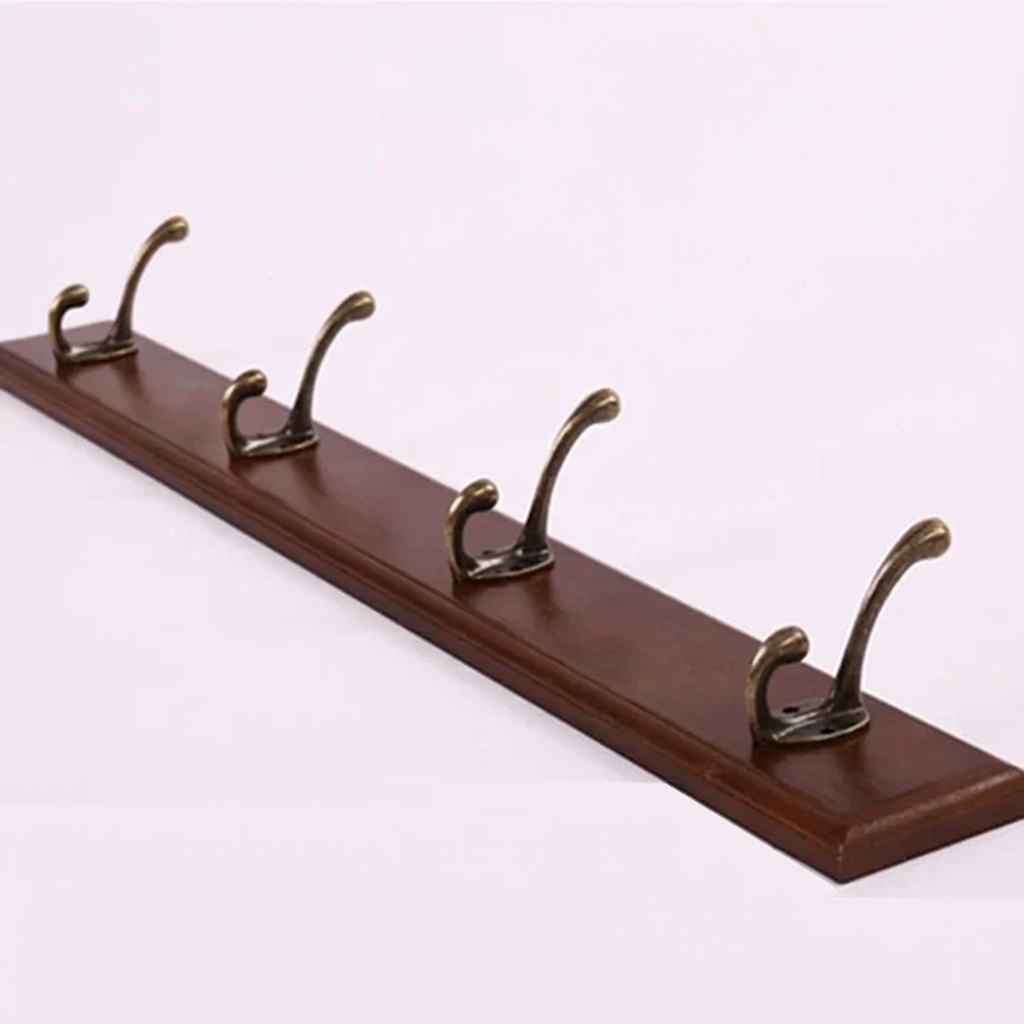 Wall Coat Rack, Solid Wood Material, 3-5 Hook Options, Wall Mounted 14