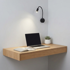 Gooseneck Wall Reading Light, 3W LED, Aluminum Body, 110–240V 2