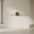 Wall Lamp LED Black Metal Acrylic Hardwired Vanity Light