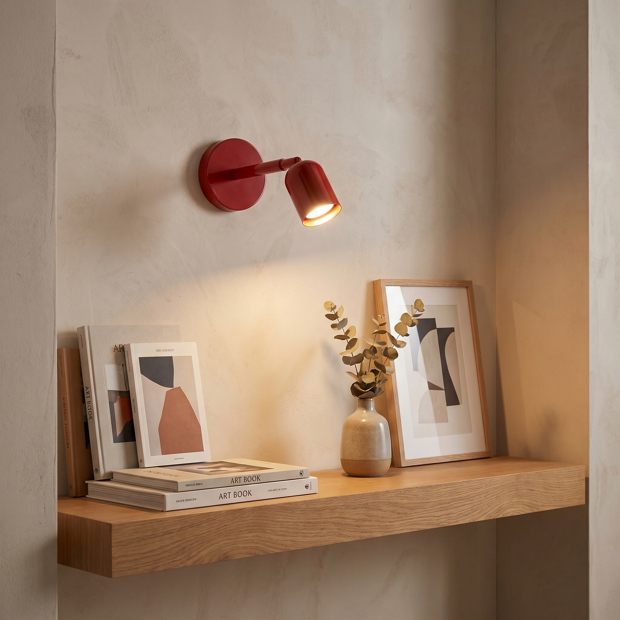Adjustable Wall Sconce, Rotatable Arm, Iron Frame, Wall Mounted 3