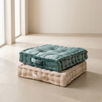 Floor Seat Cushion, Dutch Velvet, PP Cotton Filling, Tufted Design