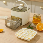 Ice Maker Countertop Portable Manual Fill with Storage Bin and Ice Tray