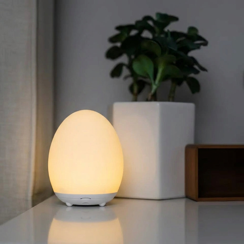 Touch Control LED Night Light with RGB Colors and Warm White, 100h Battery Life, Portable Night Lamp for Baby's Room 3