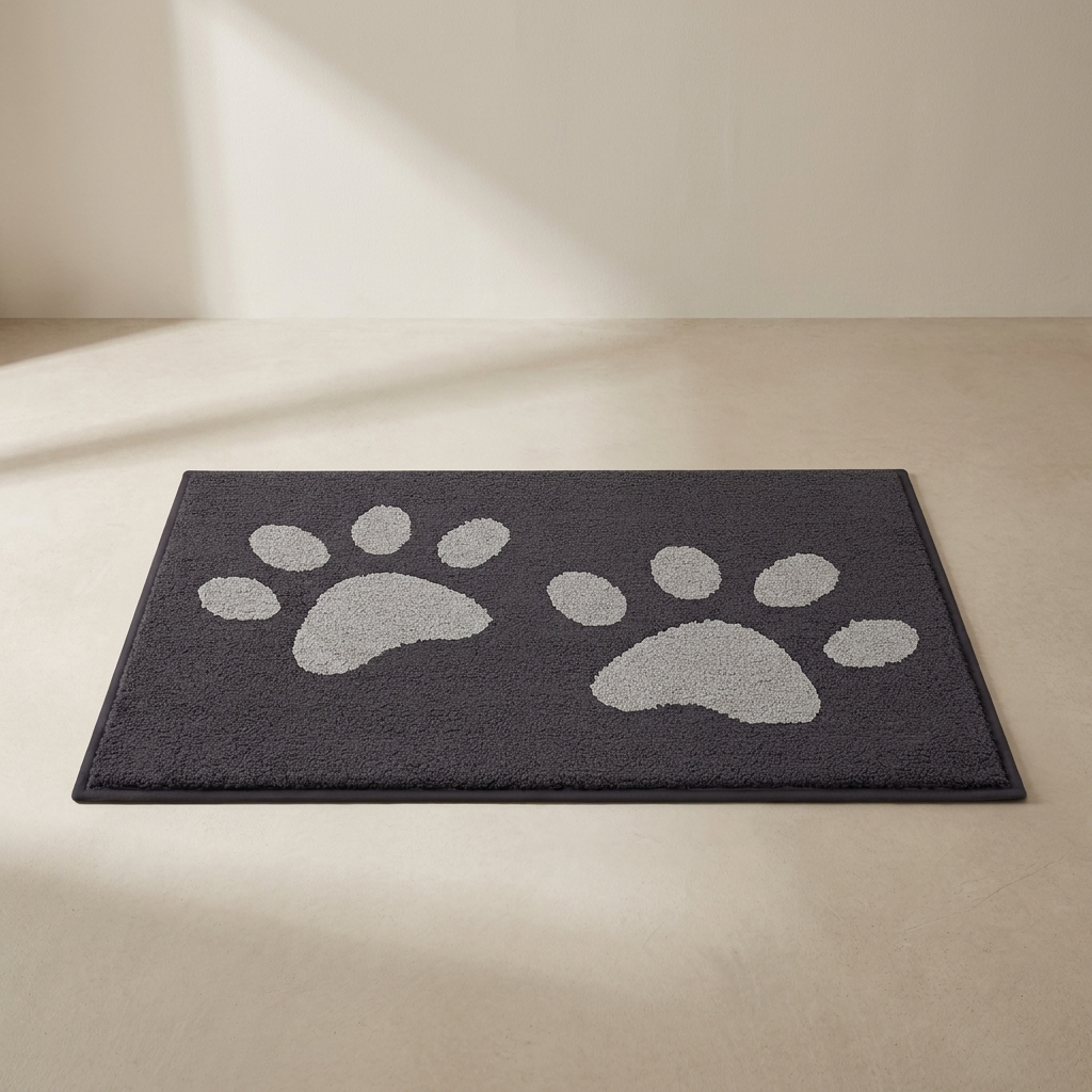 Absorbent Dog Mat - Quick Drying Microfibres with Non-Slip Backing 