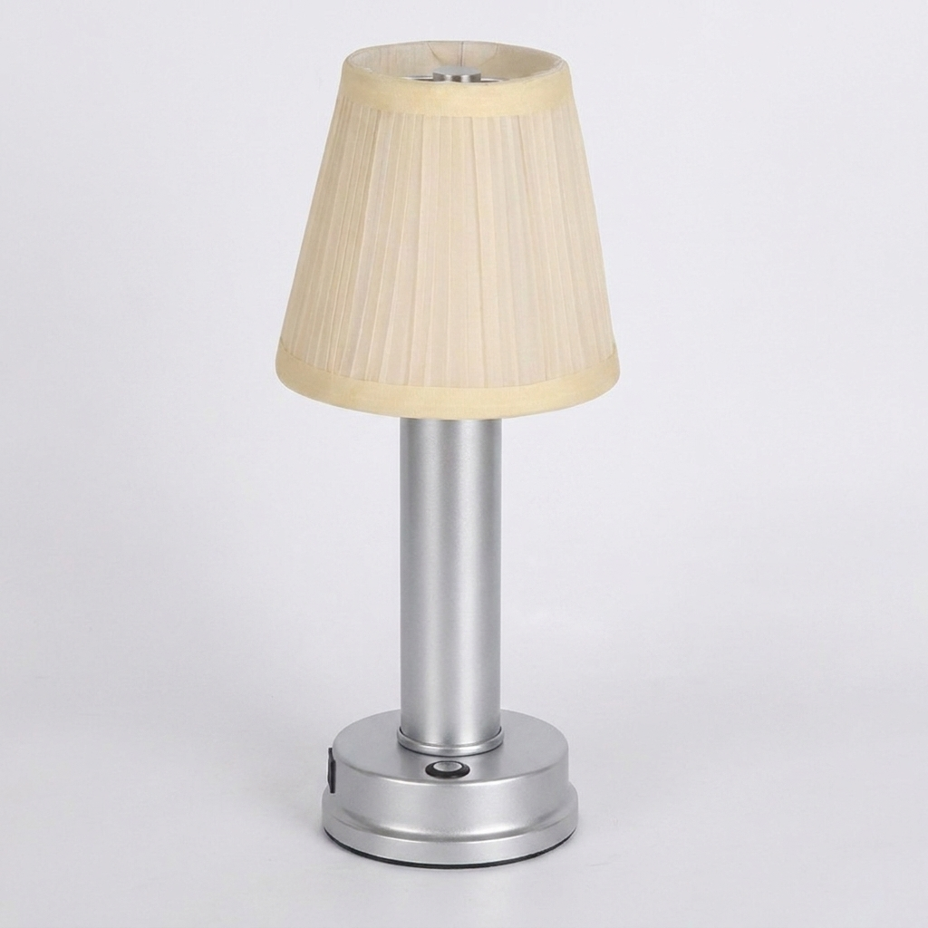 Brass Table Lamp Wireless Integrated LED Polished Brass Finish