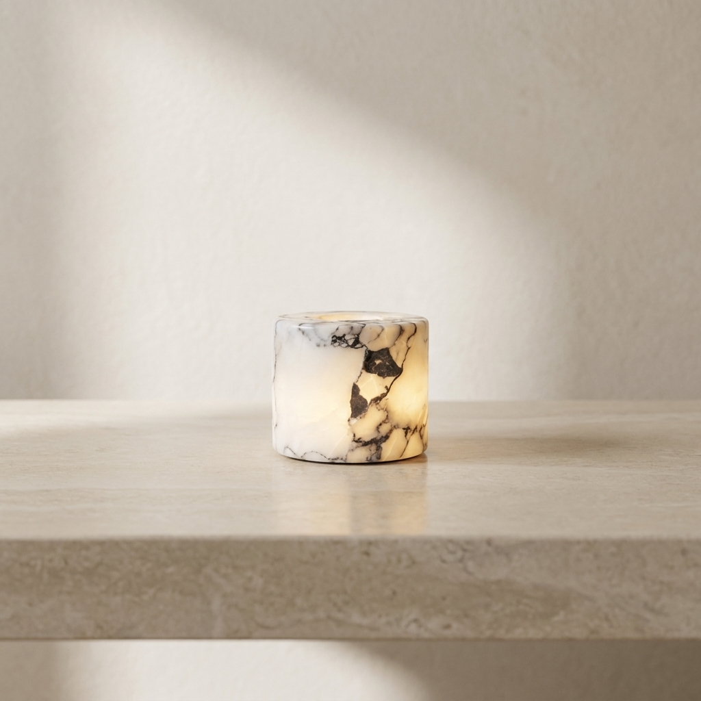 Table Lamp Rechargeable Marble Touch Control USB C Warm White 1