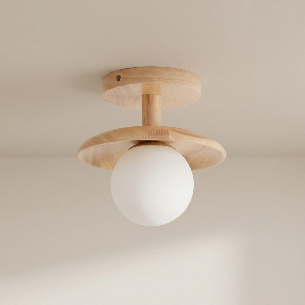 Ceiling Light Semi Flush Round LED Hardwired Indoor Ceiling Fixture