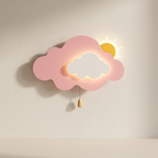 Cloud Wall Lamp, Built In LED Light, Wall Mounted, Three Light Colors