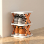 Shoe Rack Collapsible Multi Layer Plastic Storage Organizer 1