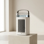 Portable Air Conditioner Compact Cooling Unit Lightweight Geometric Design