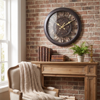 Decorative Wall Clock, AA Battery Powered, Indoor Use 1