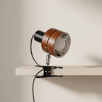 Clip On Wall Lamp, Adjustable Swing Arm, E27 Bulb Included, Plug In