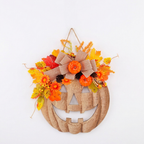 Pumpkin Hanging Decoration, Autumn Pumpkin Design, Optional Warm Lights, Jack-o'-Lantern 1