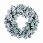 Christmas Wreath, Snowflake Design, Door Hanging, Green 4