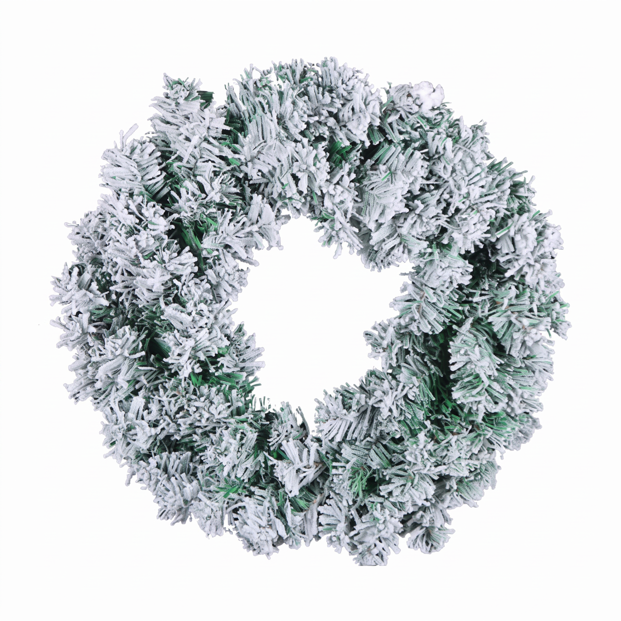 Christmas Wreath, Snowflake Design, Door Hanging, Green 4