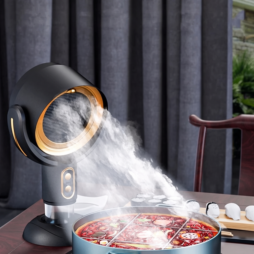 Desktop Range Hood, rechargeable, USB charging, 8W 1