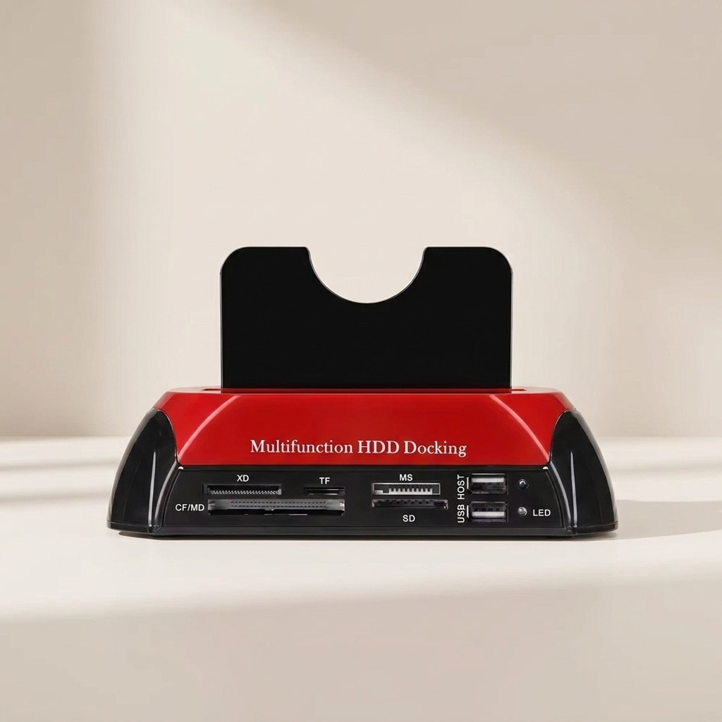 HDD Docking Station, USB 3.0, Dual Drive Slots, IDE/SATA Compatible