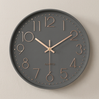 Modern Wall Clock Silent Movement Minimalist Design