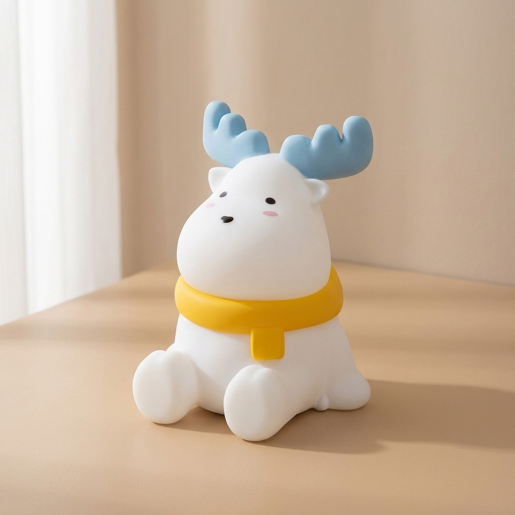 Reindeer Table Lamp With USB Rechargeable Power 0.5 W LED 50 Lumens