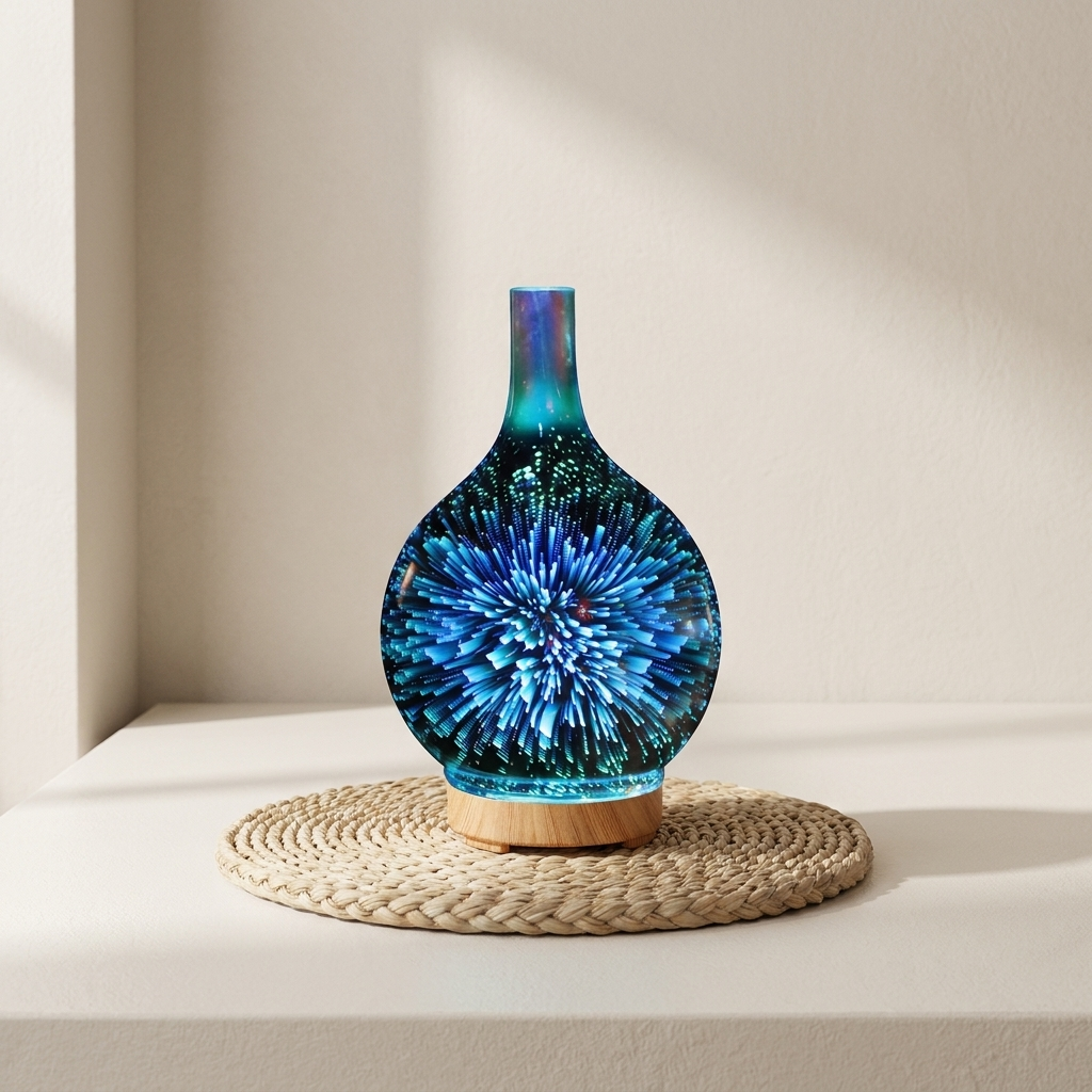 Essential Oil Diffuser With 100ml Water Tank 7 Light Modes Ultrasonic Mist