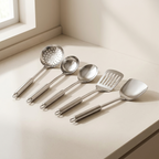 Stainless Steel Kitchen Utensil Set with 5 Cooking Tools