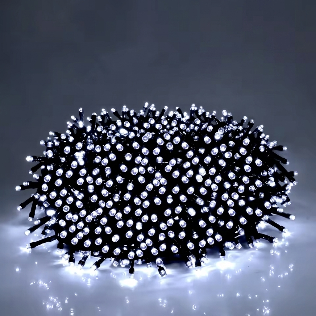 Waterproof LED Christmas String Lights with 8 Lighting Modes