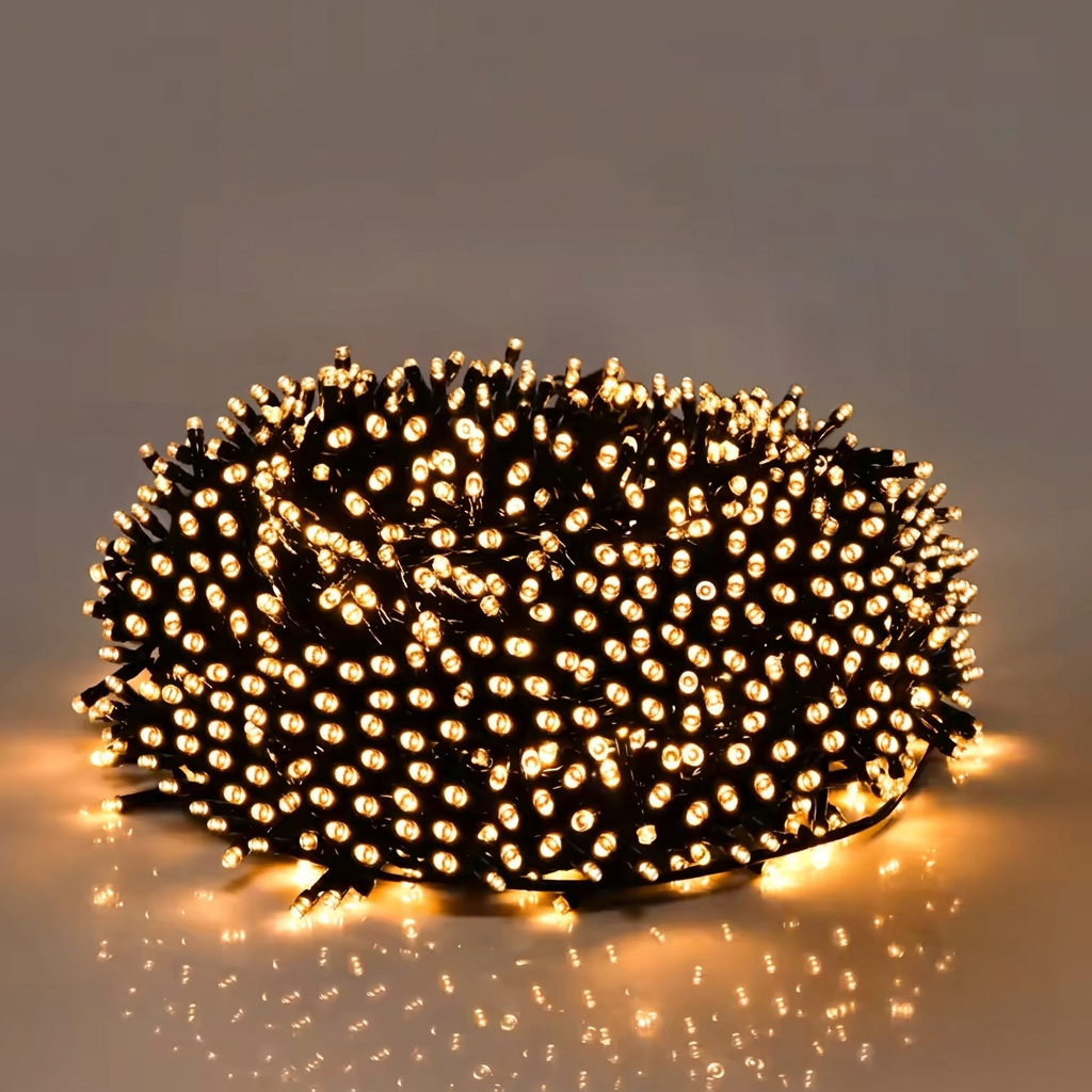 Waterproof LED Christmas String Lights with 8 Lighting Modes