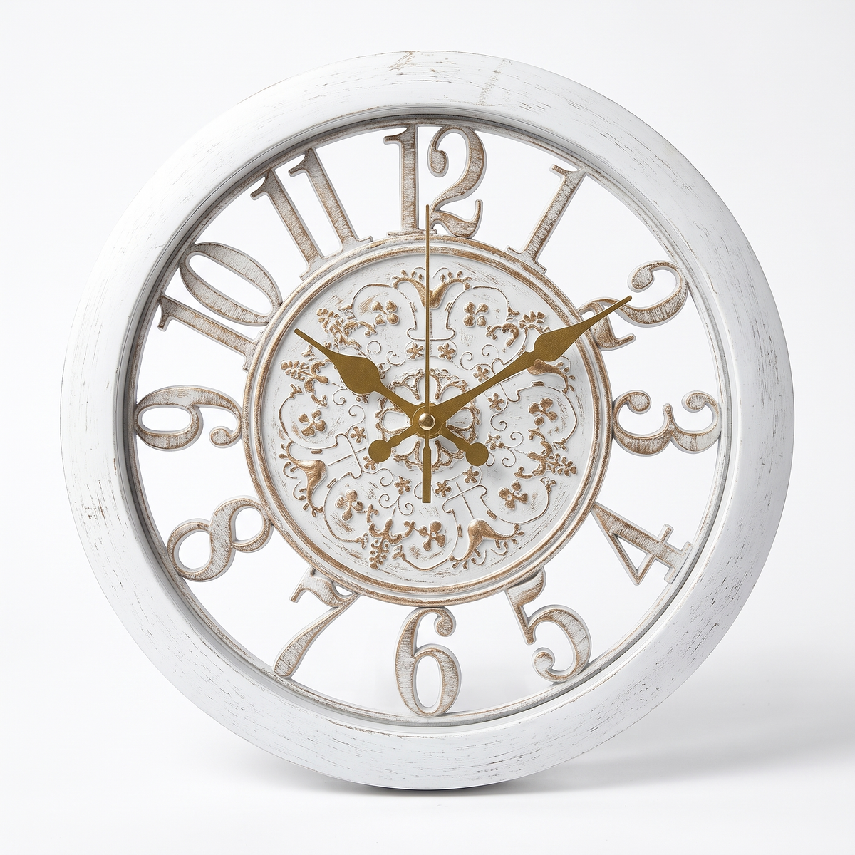 Decorative Wall Clock, AA Battery Powered, Indoor Use