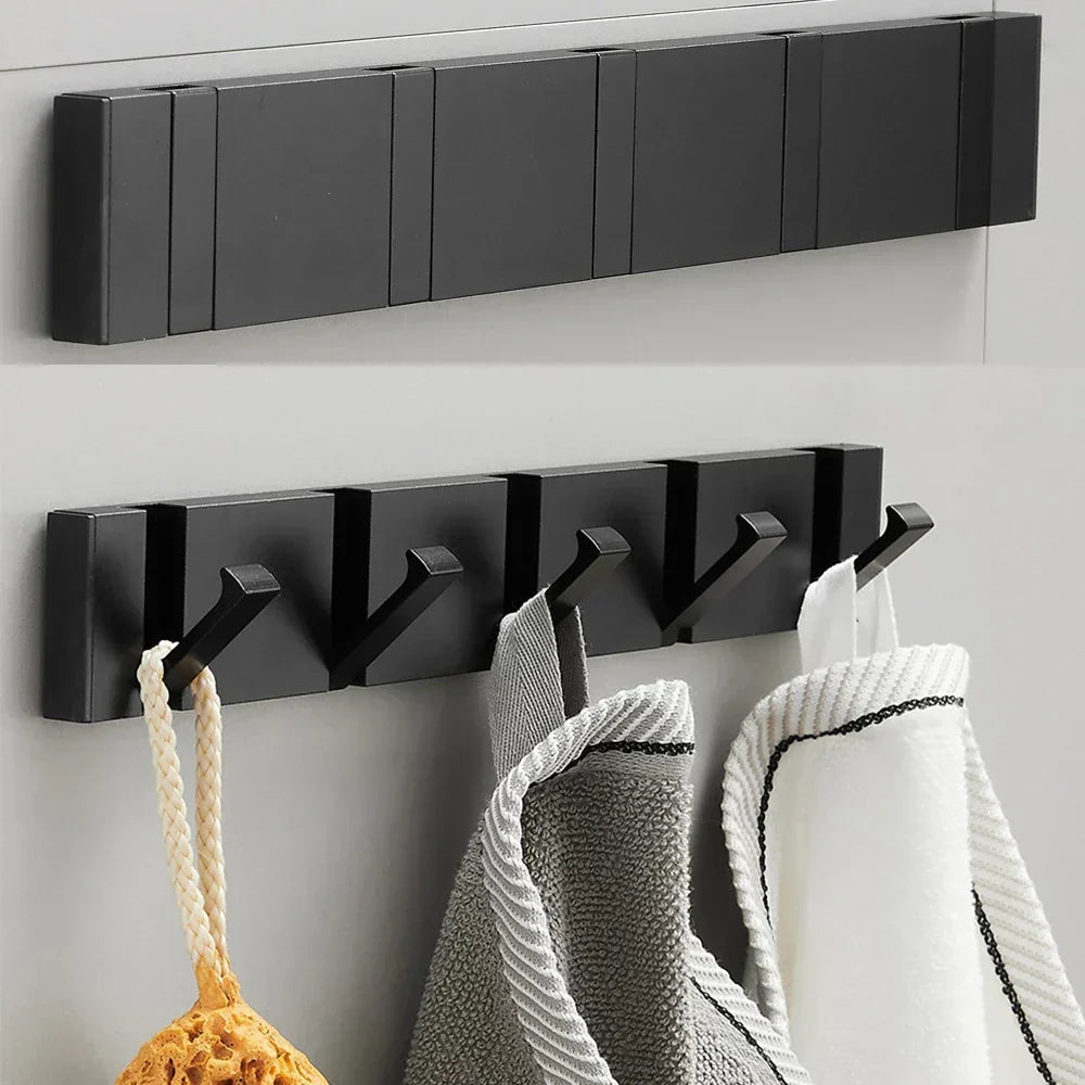 Foldable Space Aluminum Wall Hook – Space-saving & Durable Hanging Hook 3