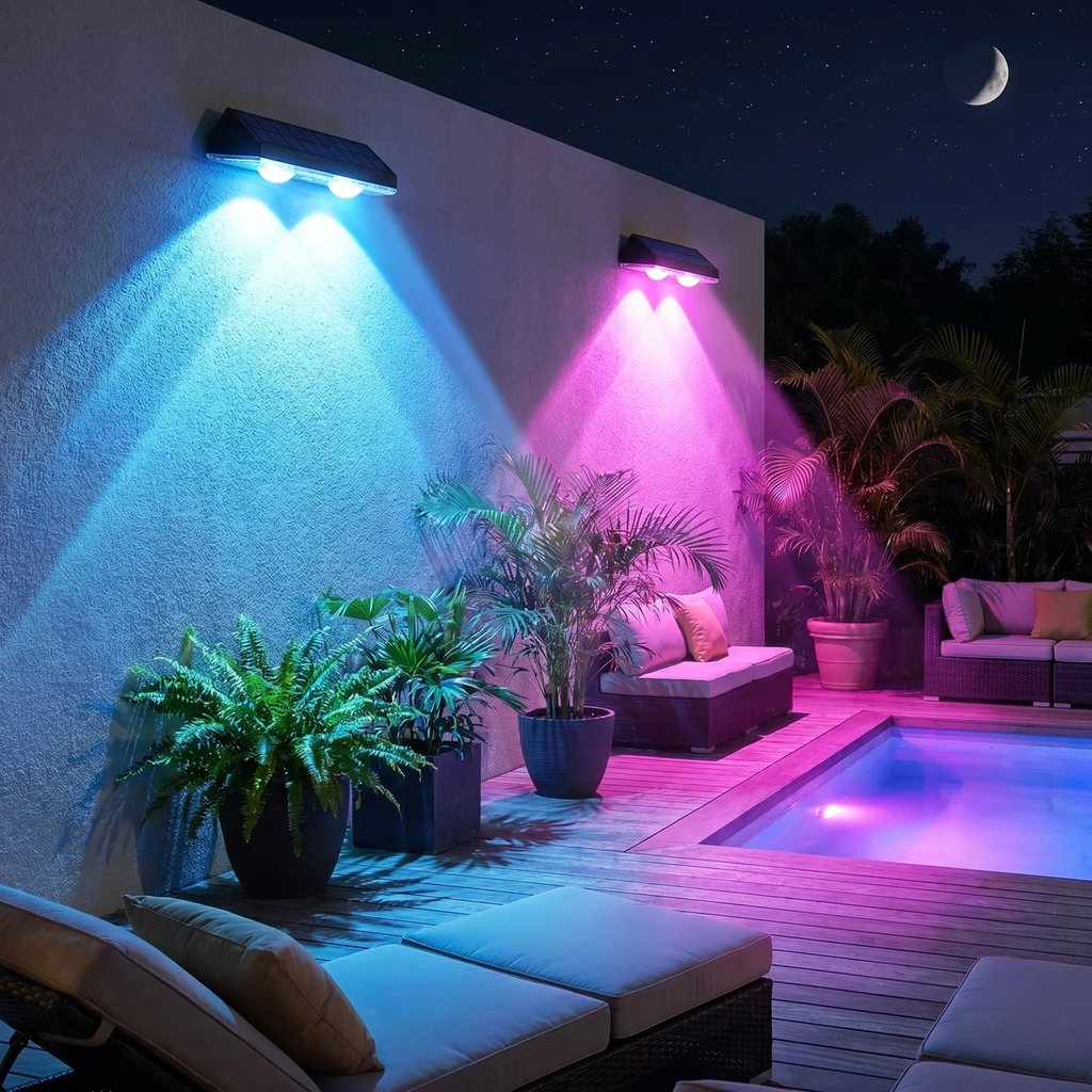 Solar LED Fence Light