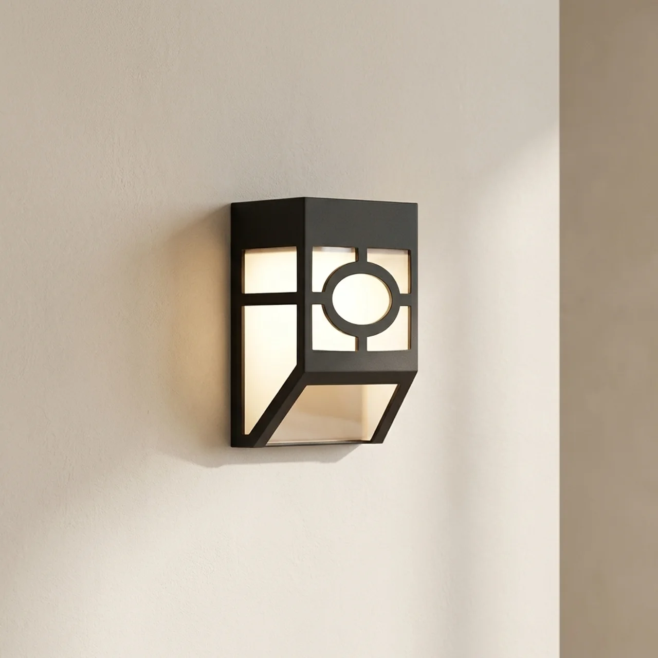 Solar LED Wall Sconce Light Outdoor