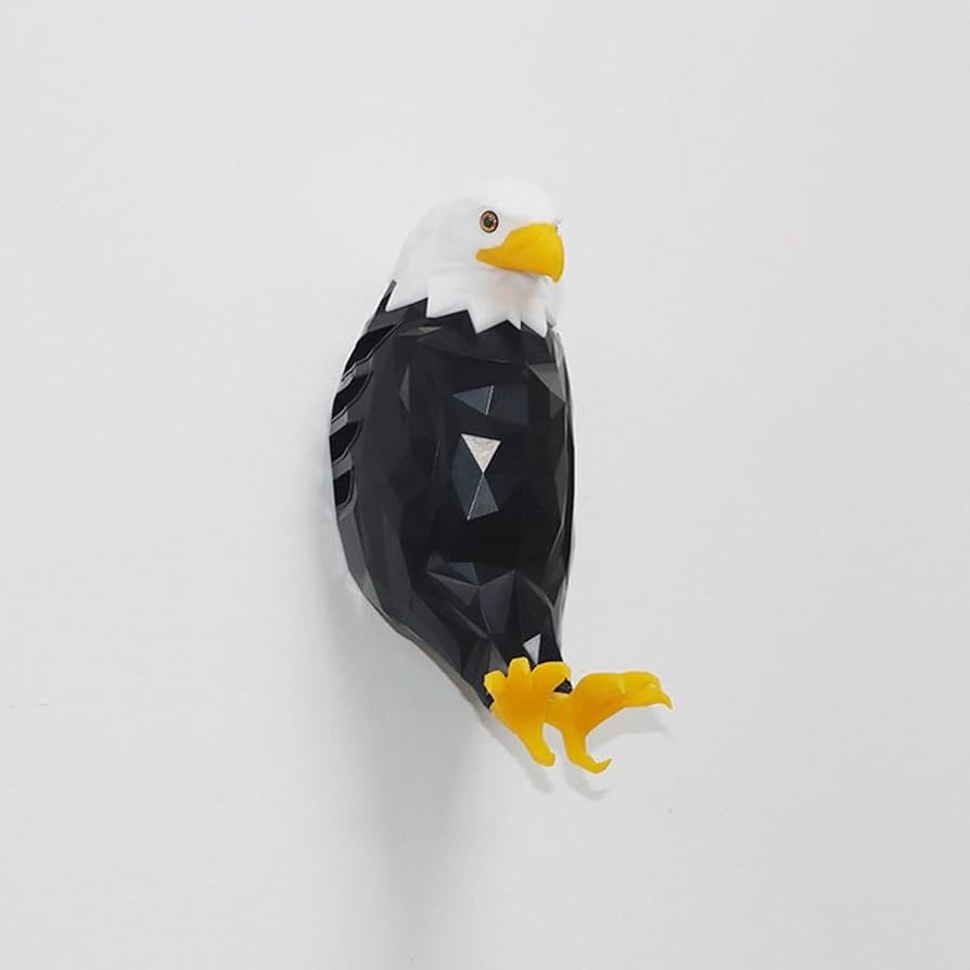 Decorative Wall Light Eagle Silhouette LED Magnetic Rechargeable Night Lamp